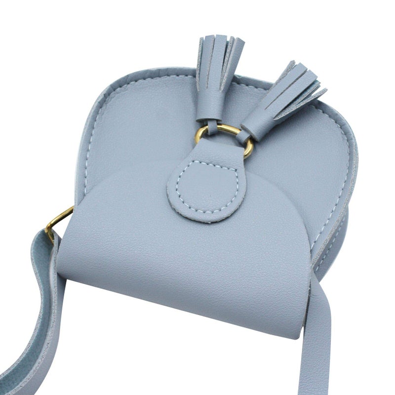 JUMISEE Kids Girls Toddler Mini Shoulder Purse Crossbody Bag with Tassel - Image 5